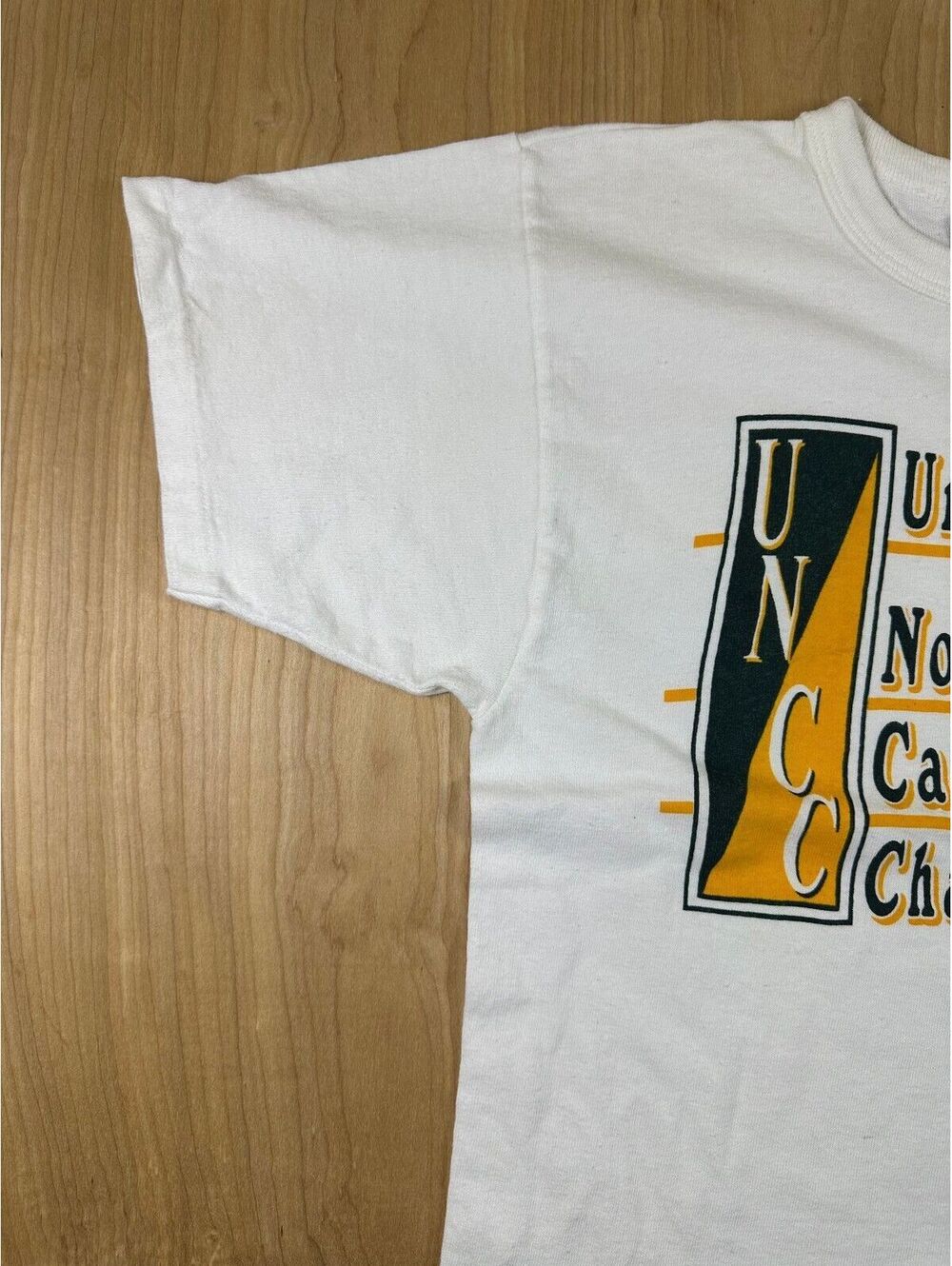 Vintage 90s University of North Carolina Charlotte tshirt champion thick uncc - Picture 5 of 13